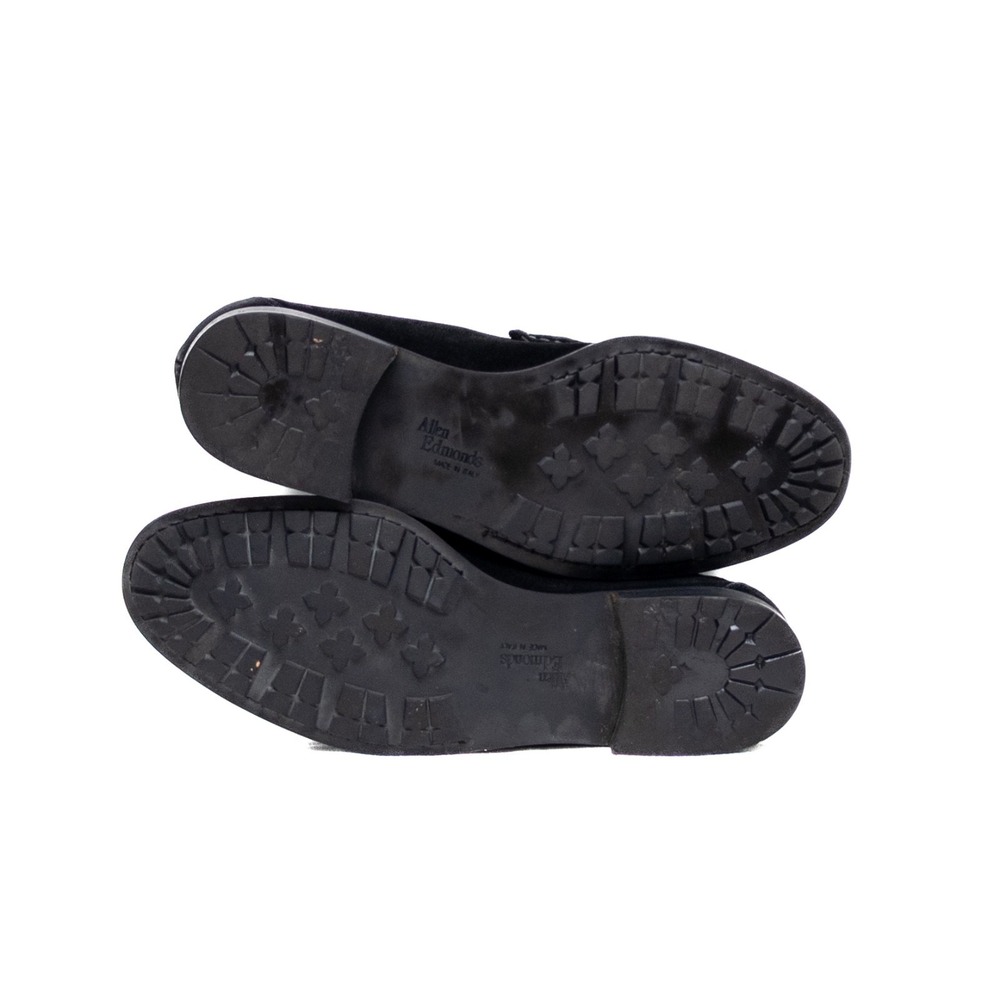 Allen Edmonds Lucca Italy Black Suede Leather Horsebit Loafer Shoe US 9 D / UK 8 - Picture 7 of 12